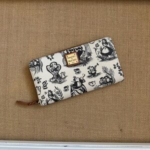 Dooney & Bourke Wonderland Black and White Wallet